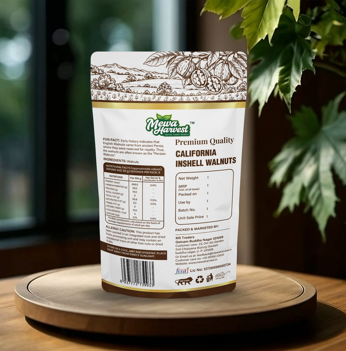Premium California Inshell Walnuts